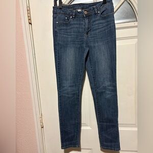 Lauren Conrad Women's Mid-Rise Skinny Jeans - Blue